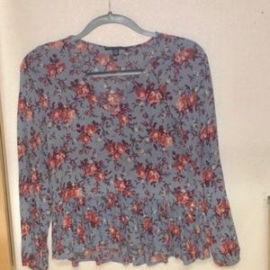 FLORAL LONG SLEEVE